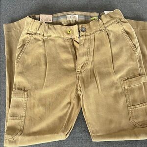 Scotch & Soda Tan Kids Cargo/Painter Pants size 12 Brand New